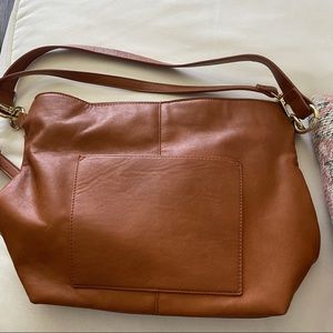 Brand new condition, brown leather tote